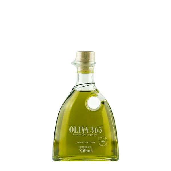 6 botellas de AOVE de 250 ml para eventos Oliva365